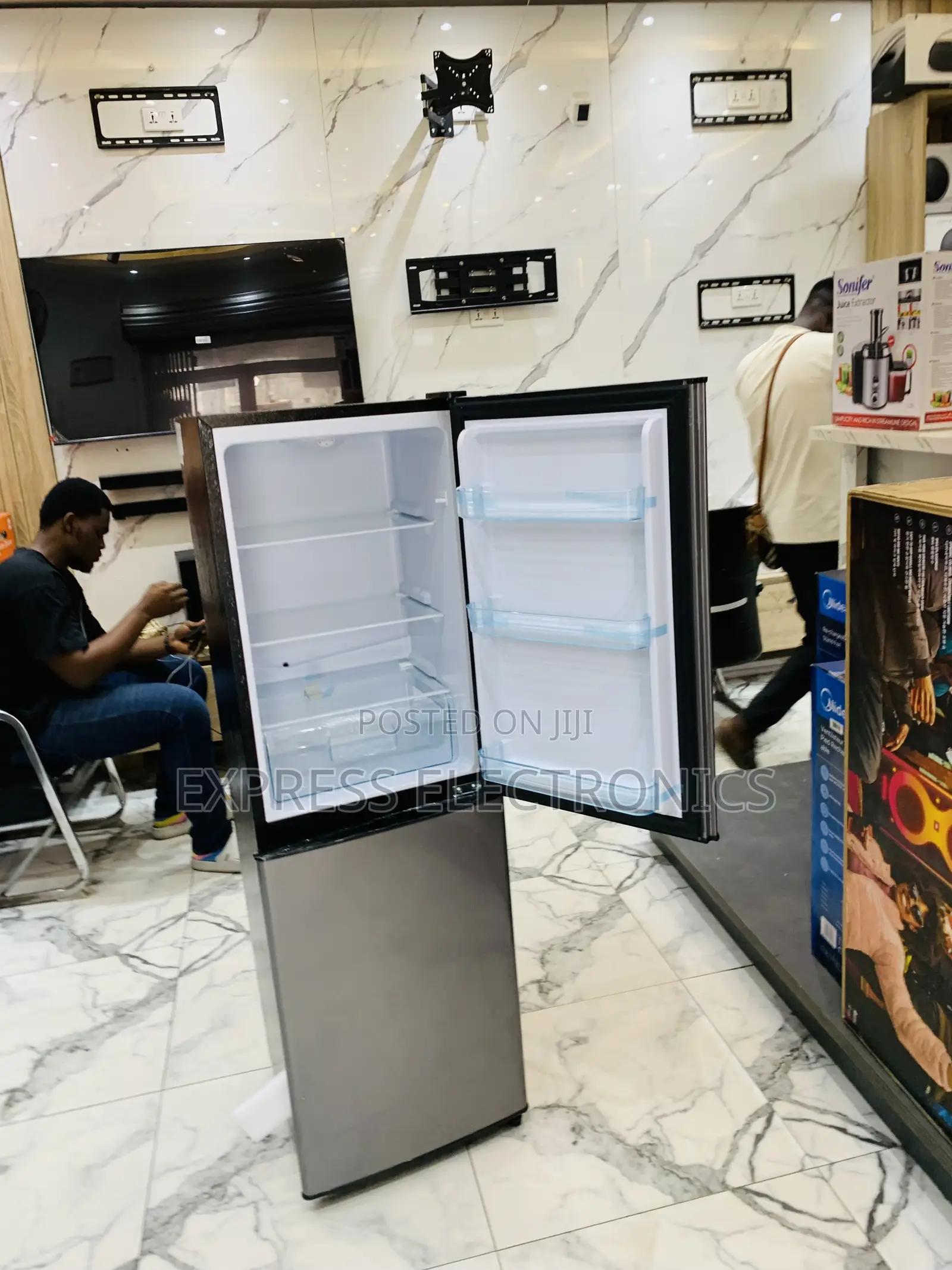 Better Deals on Nasco Double Door Fridge 158l