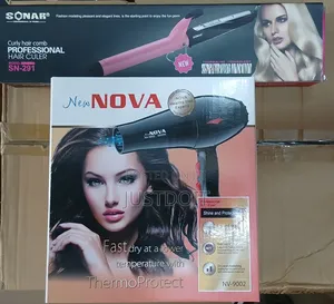 Nova Hair Dryer + Sonar Curler Combo