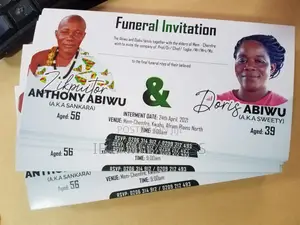 Flyers and Funeral Invitation Printing