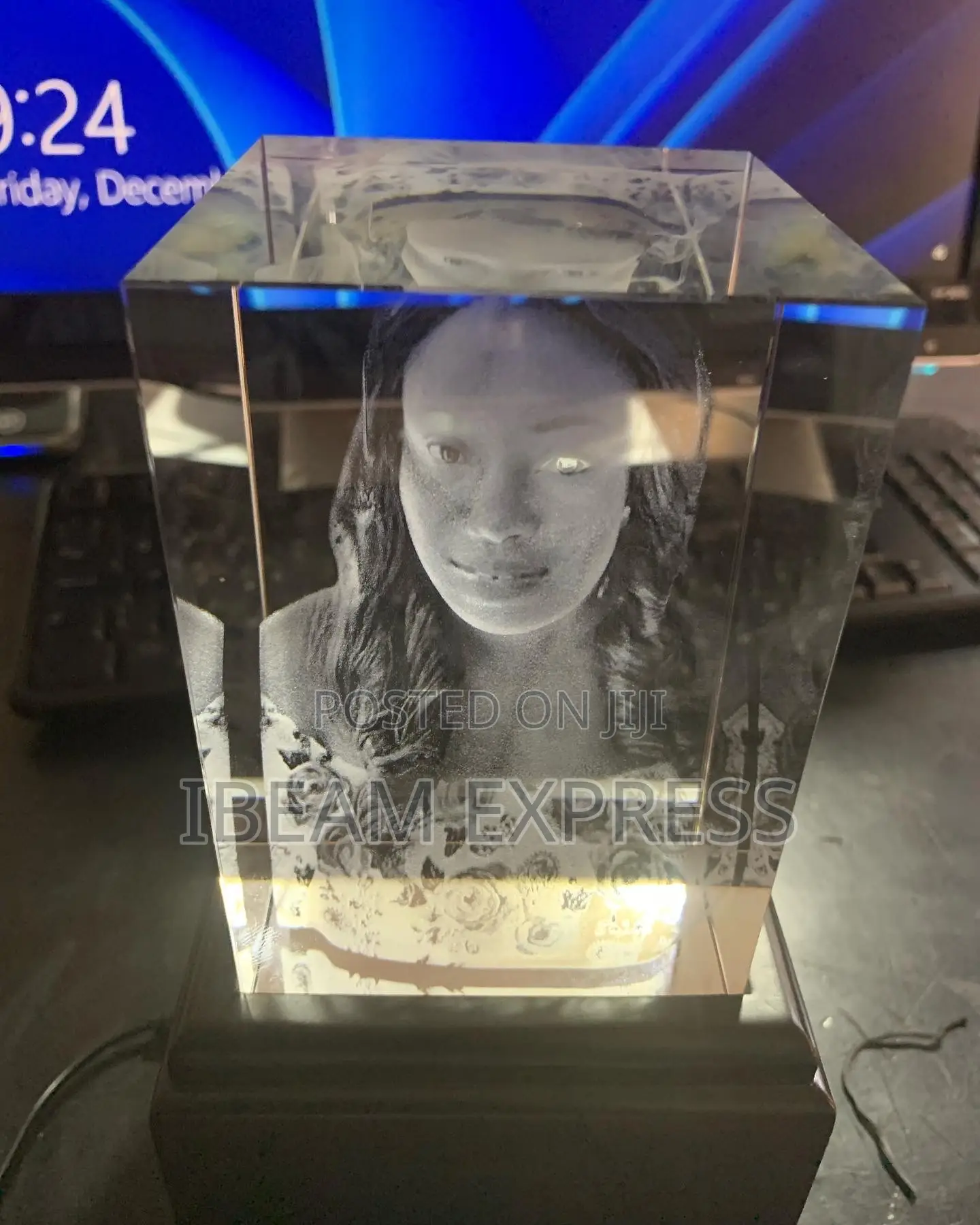 Crystal Cube Picture 3d