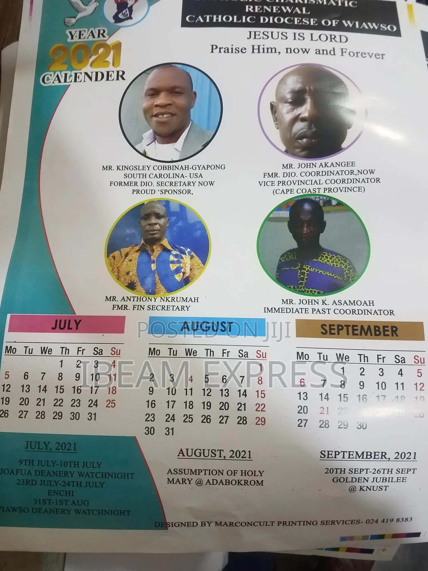 Calendar Printing