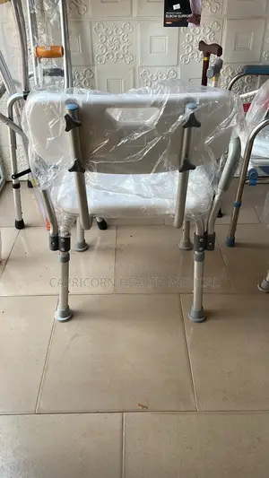 Bathroom Shower Chair or Seat With Back/Armrest