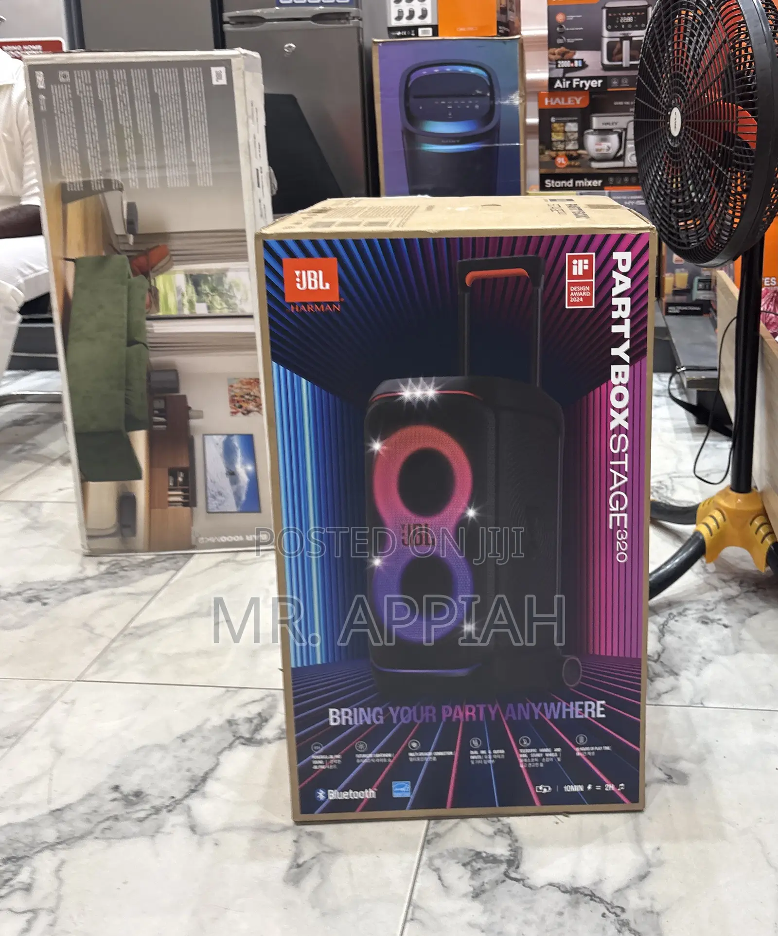 Shop Original JBL-Partybox320-Bk Portable Bluetooth Speaker 