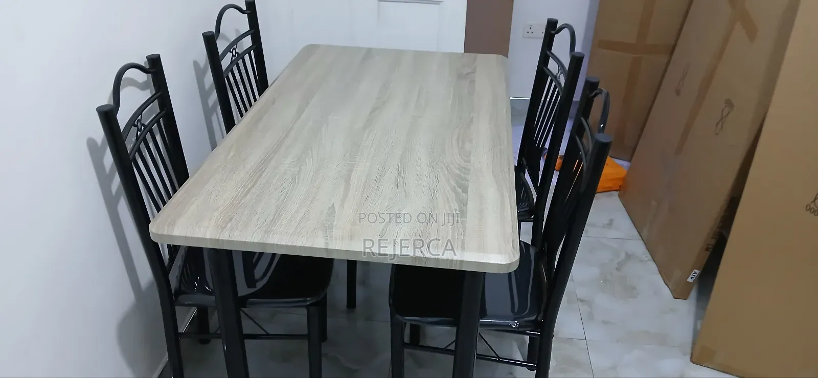 Wooden Dinning Set as Seen