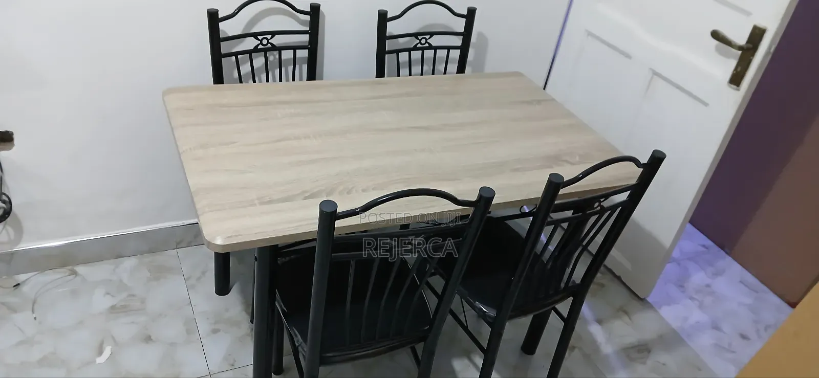 Wooden Dinning Set as Seen