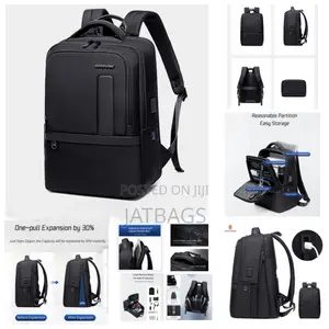 Business Expandable Waterproof Laptop Backpack (Free Delivery)