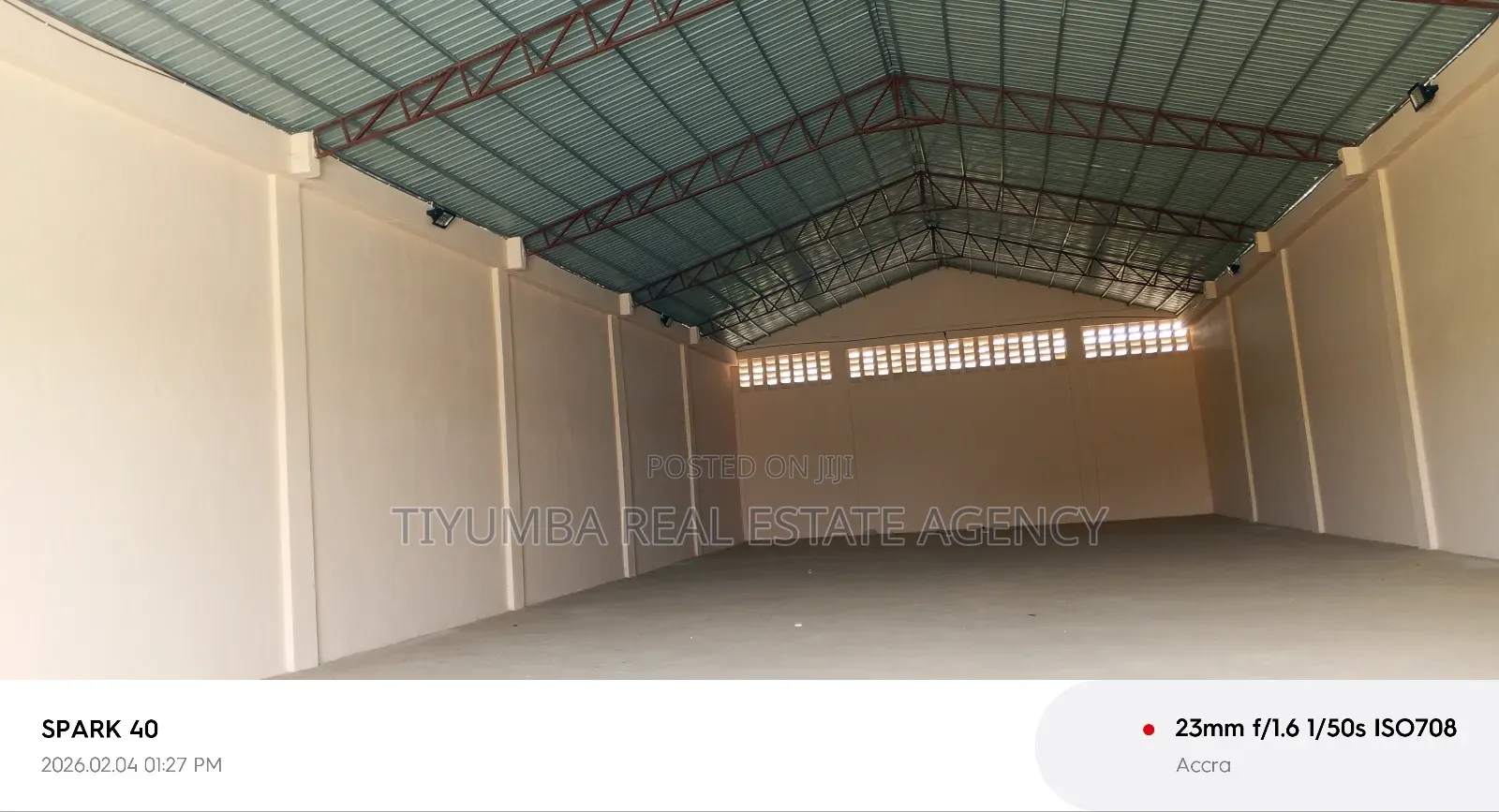 1,300 SQM Warehouse for Rent at Spintex