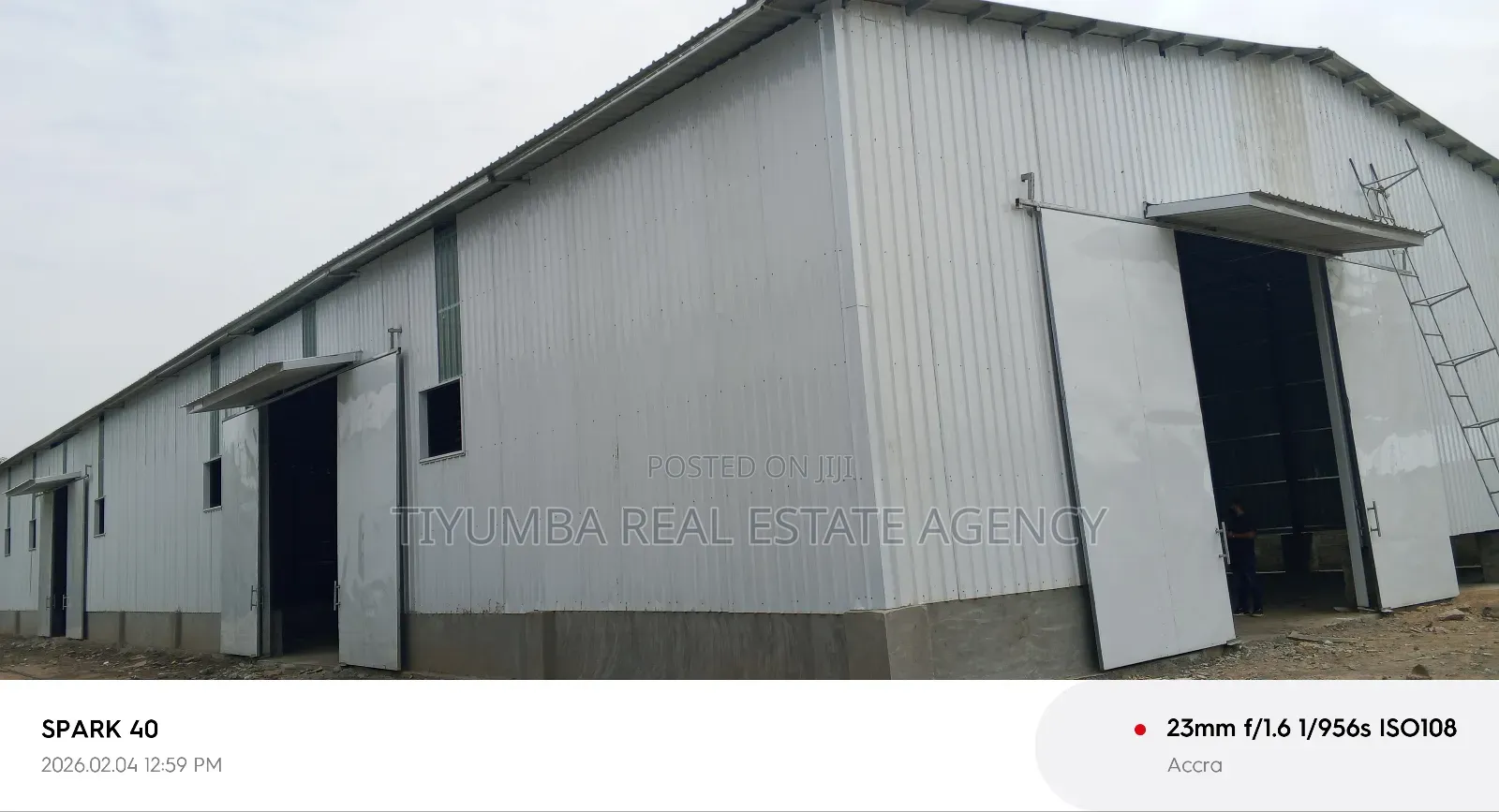 1200 SQM Warehouse for Rent at East Airport Spintex.