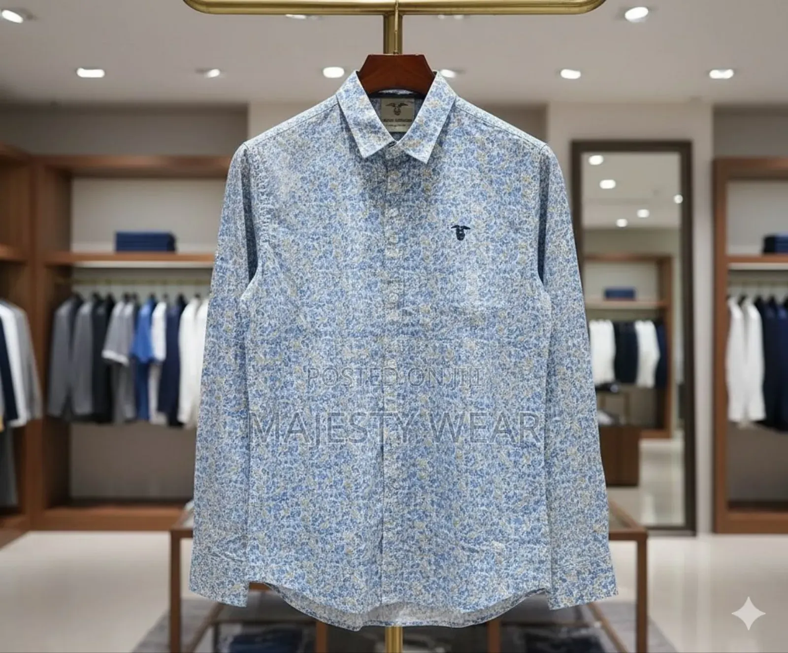 Long Sleeve Neat Shirt for Men