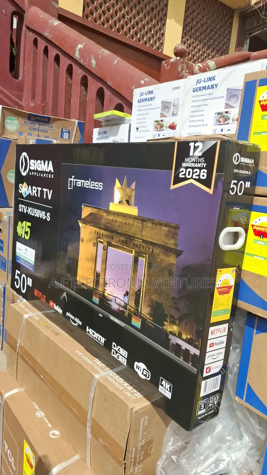 Sigma 50-inches Uhd Smart Tv