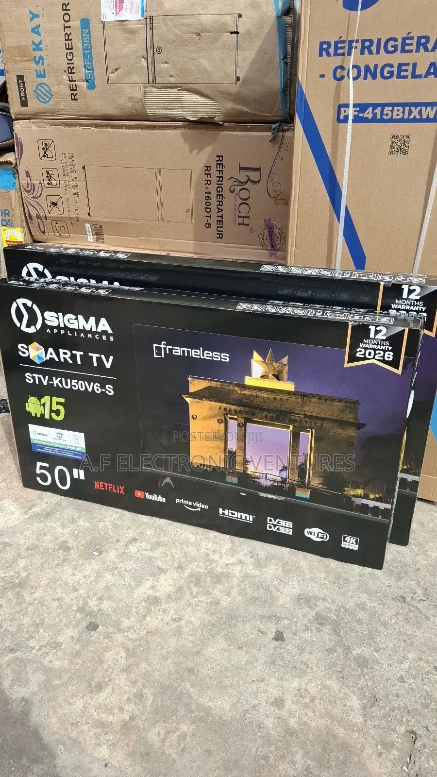 Sigma 50-inches Uhd Smart Tv
