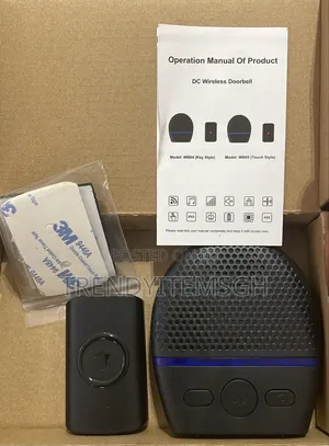 Wireless Waterproof Touch Doorbell With Receiver Transmitter