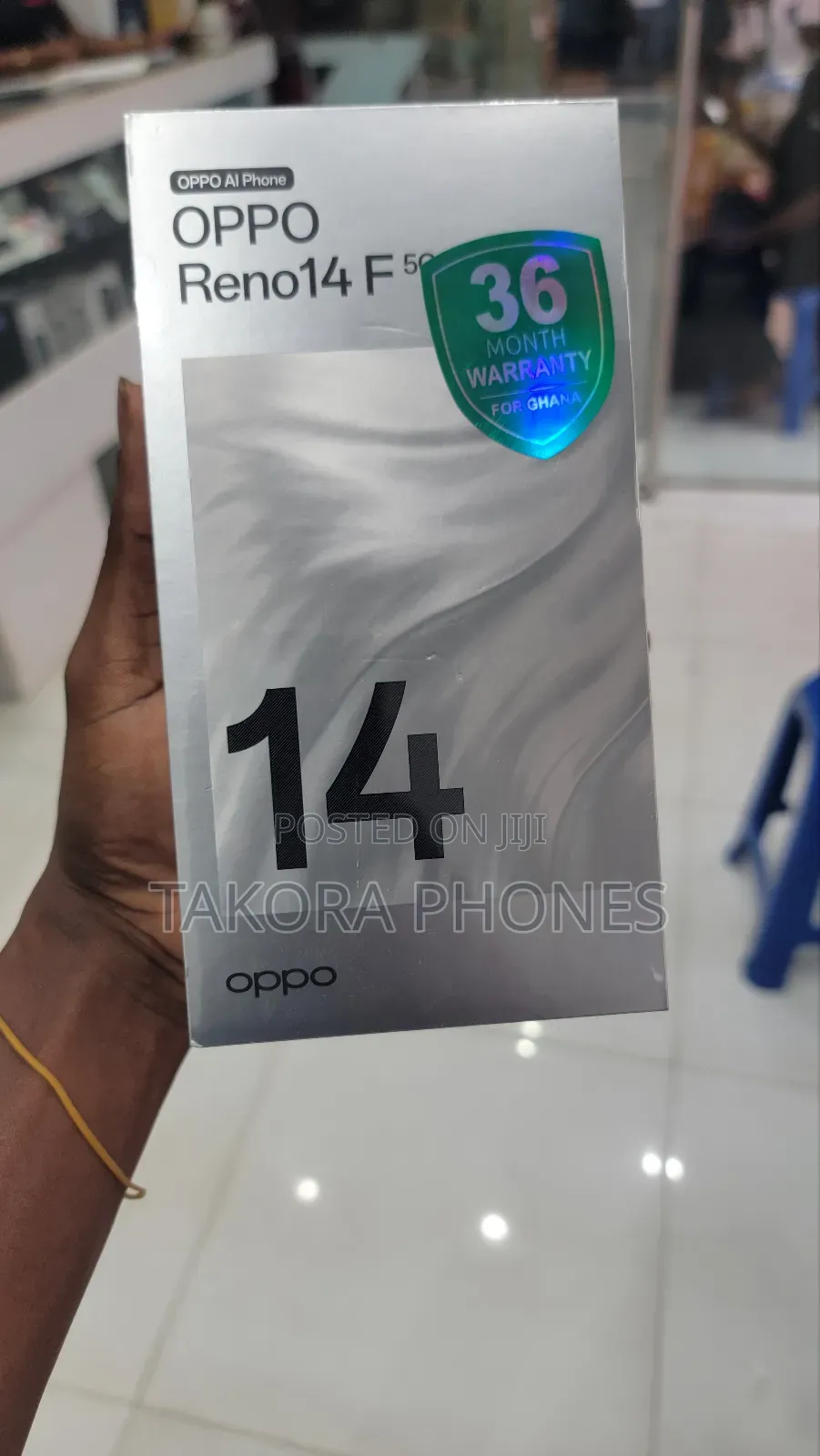 New Oppo Reno14 F 512 GB Blue