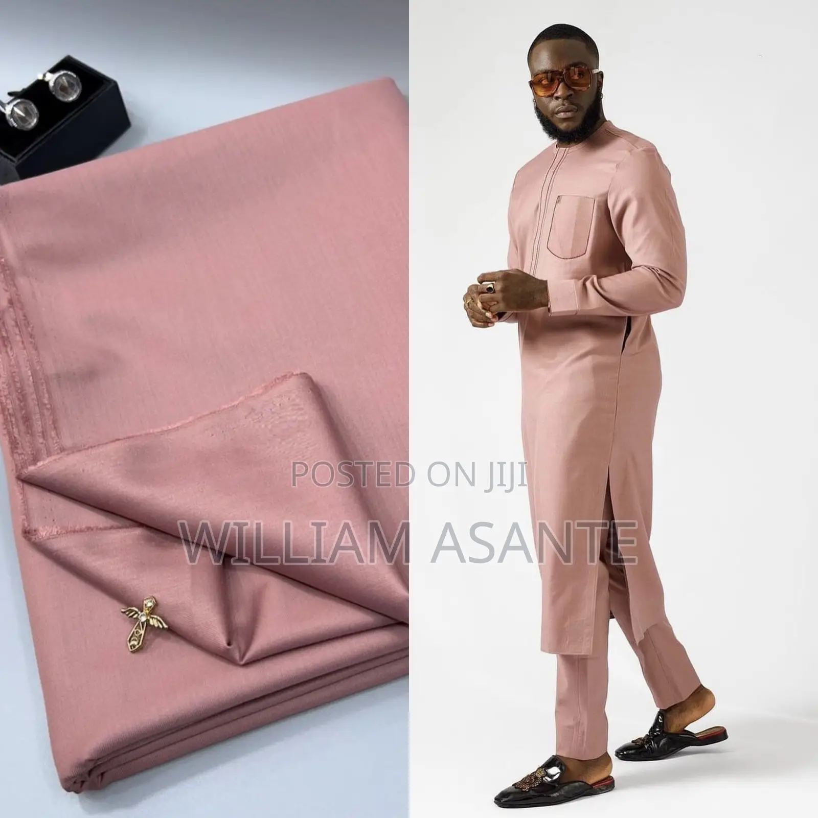 Plain Fabrics for Men Kaftan