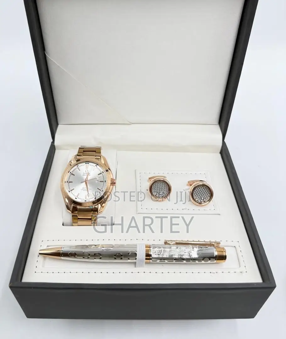 Perfect Men’S Gift Set - Watch, Cufflinks Pen