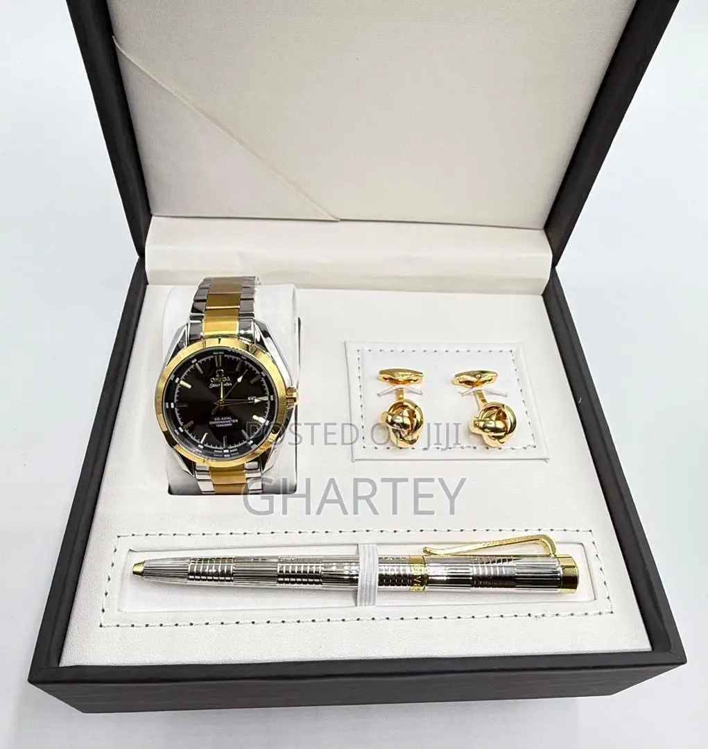Perfect Men’S Gift Set - Watch, Cufflinks Pen