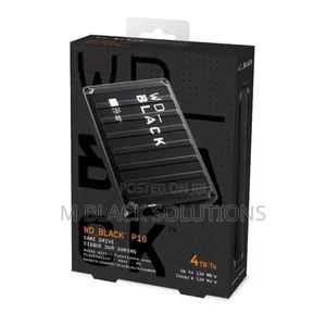 Wd - P10 4tb External Usb 3.2 Gen 1 Portable Hard Drive - Black