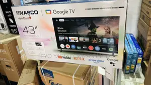 Morden Frameless Nasco 43 Smart FHD Andriod Digital Satellite Tv