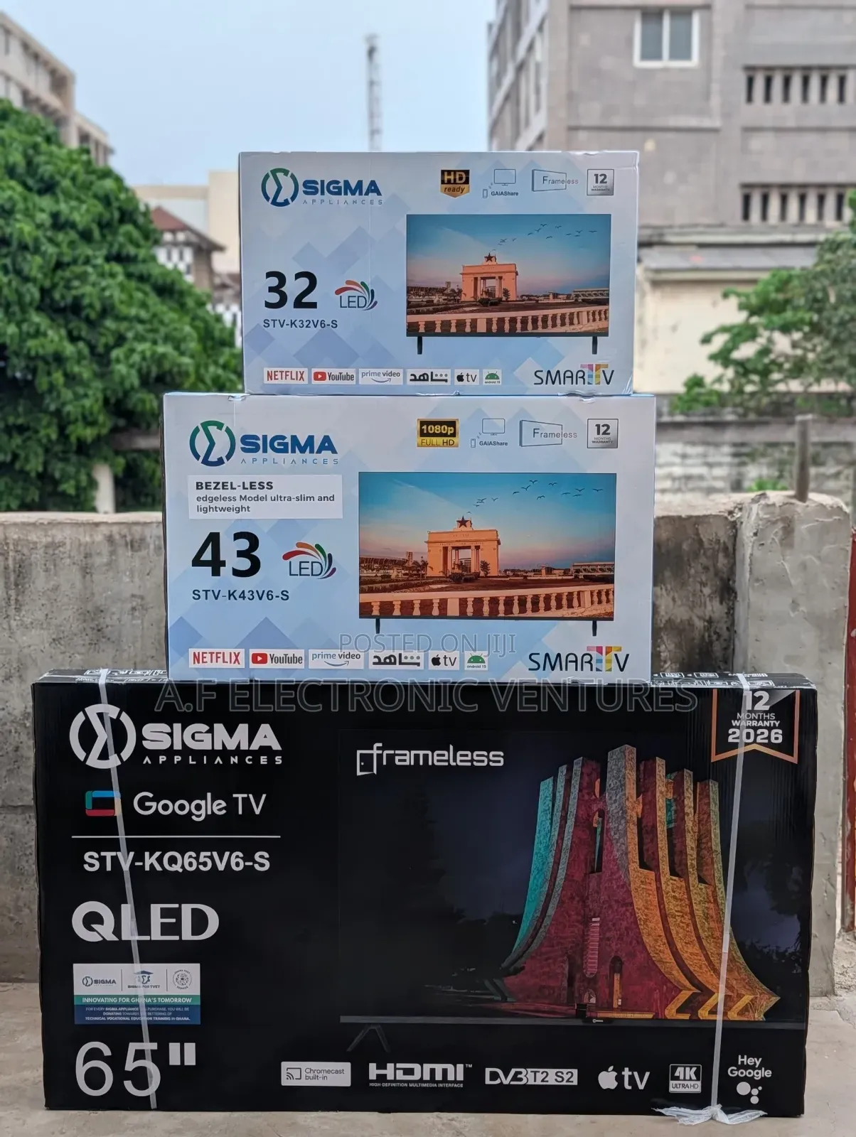 Sigma 65-Inch Qled Uhd Google Smart Tv