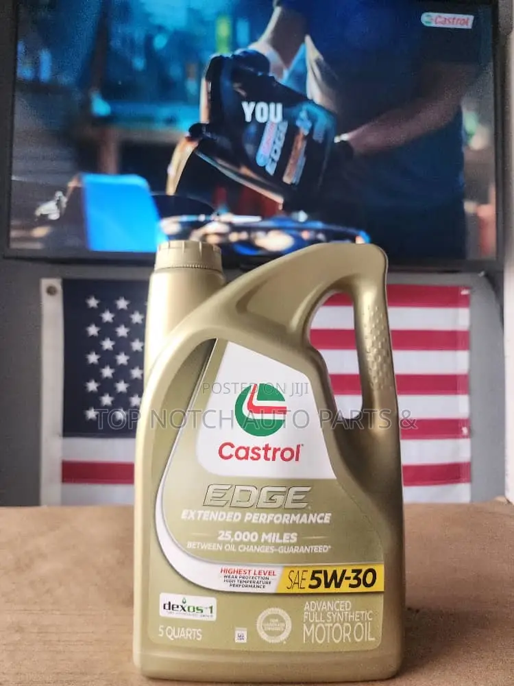 Castrol Edge Extended Performance Motor Oil.