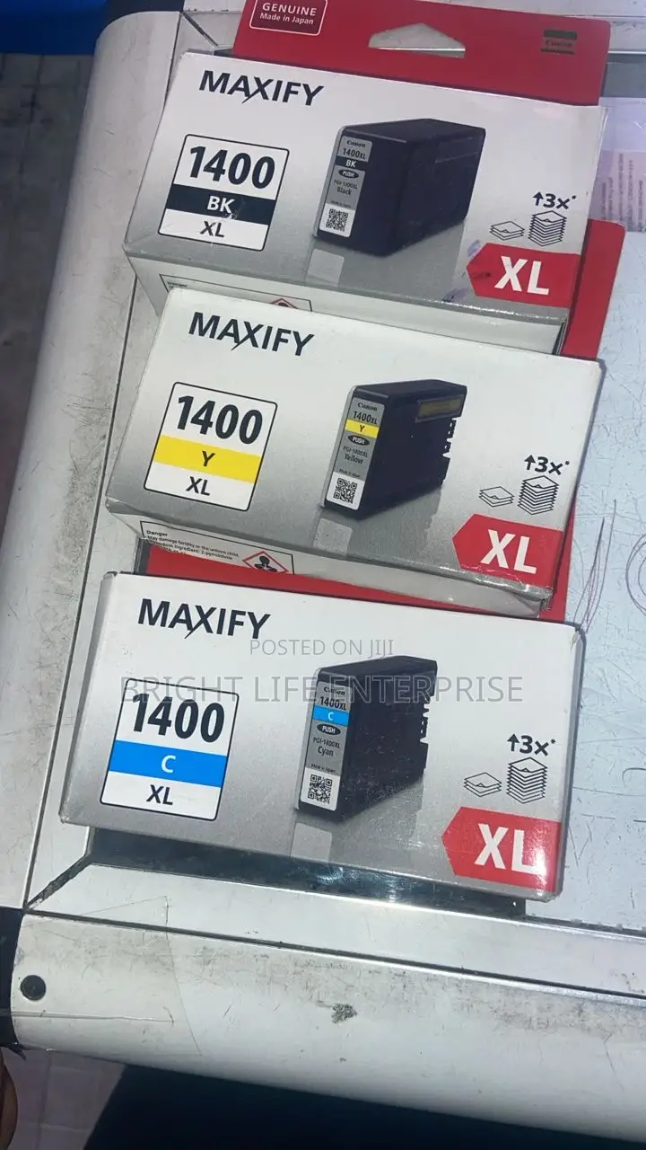 Canon Pgi-1400xl High Yield Cyan ,Yellow ,Magenta