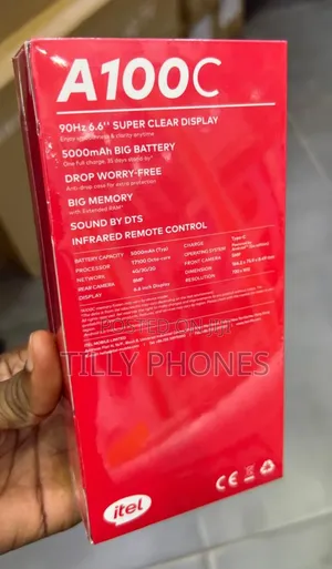 New Itel A100C 128 GB Black