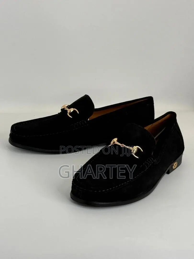 Gucci Leather Suede Leather Men’S Shoes