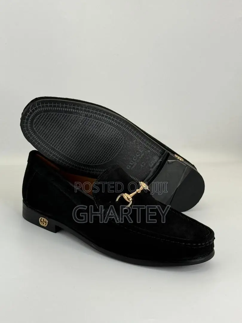 Gucci Leather Suede Leather Men’S Shoes