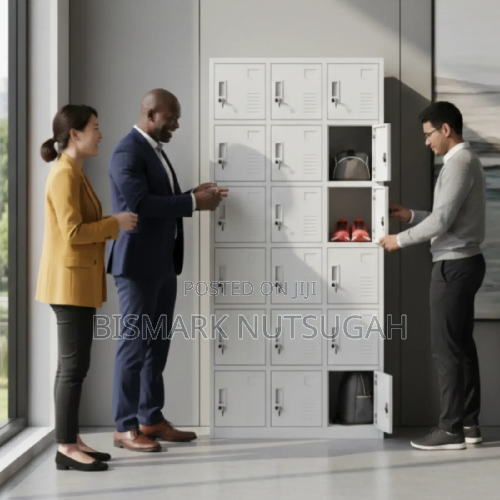 18-door Steel Locker Cabinet