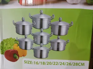 Cooking Pot ( Aluminium ) 7 Pcs