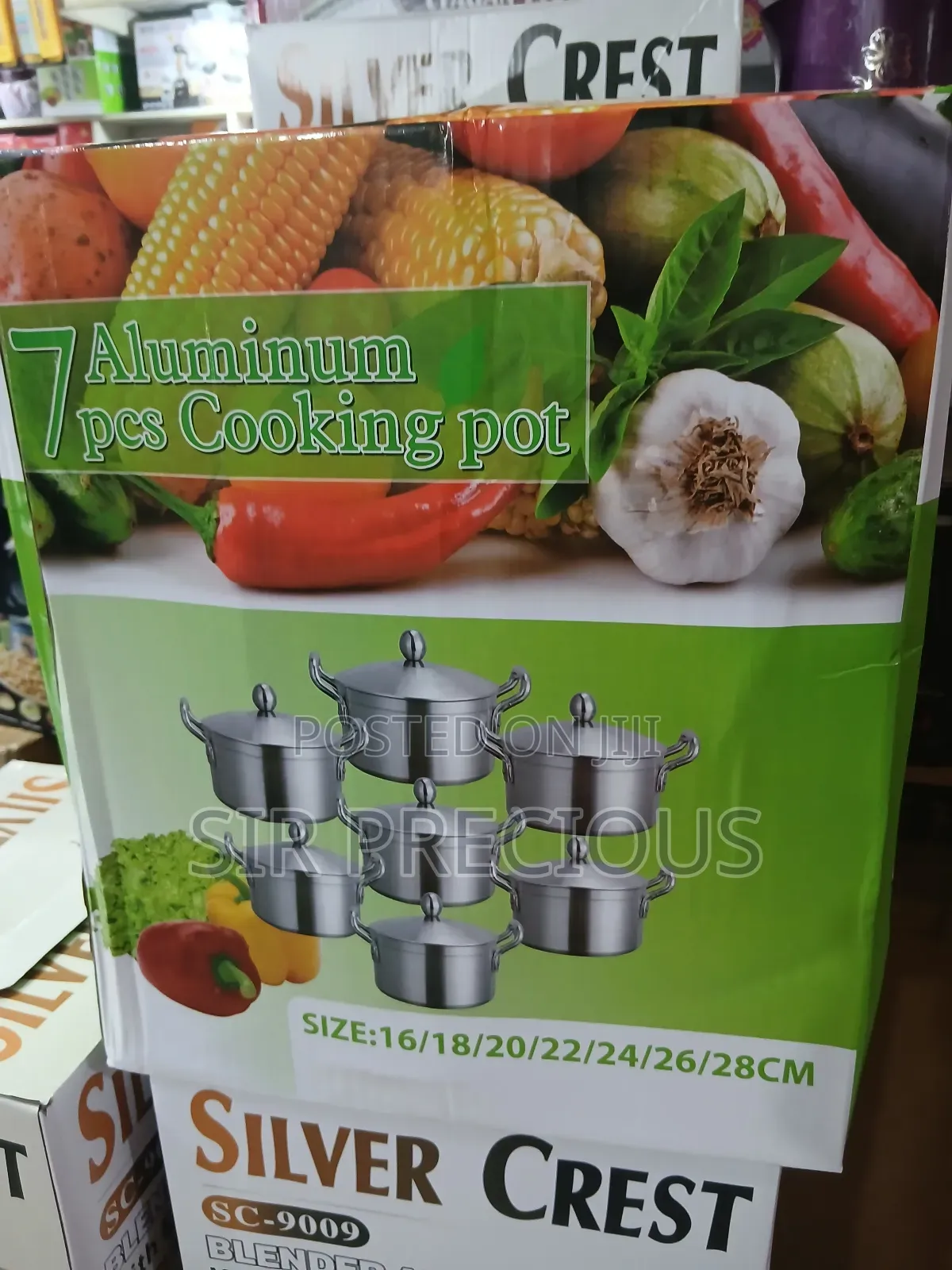 Cooking Pot ( Aluminium ) 7 Pcs