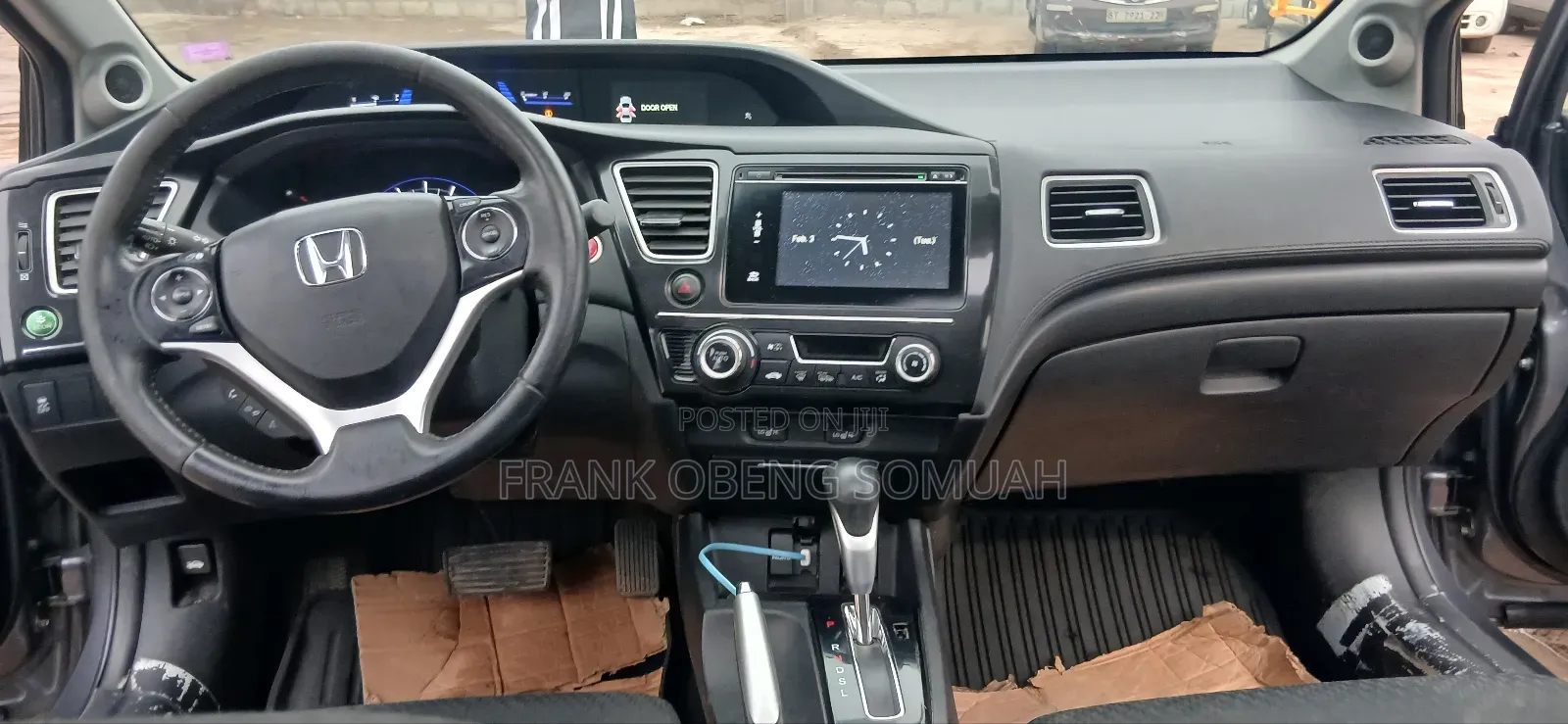 Honda Civic EX 4dr Sedan (1.8L 4cyl CVT) 2015 Gray