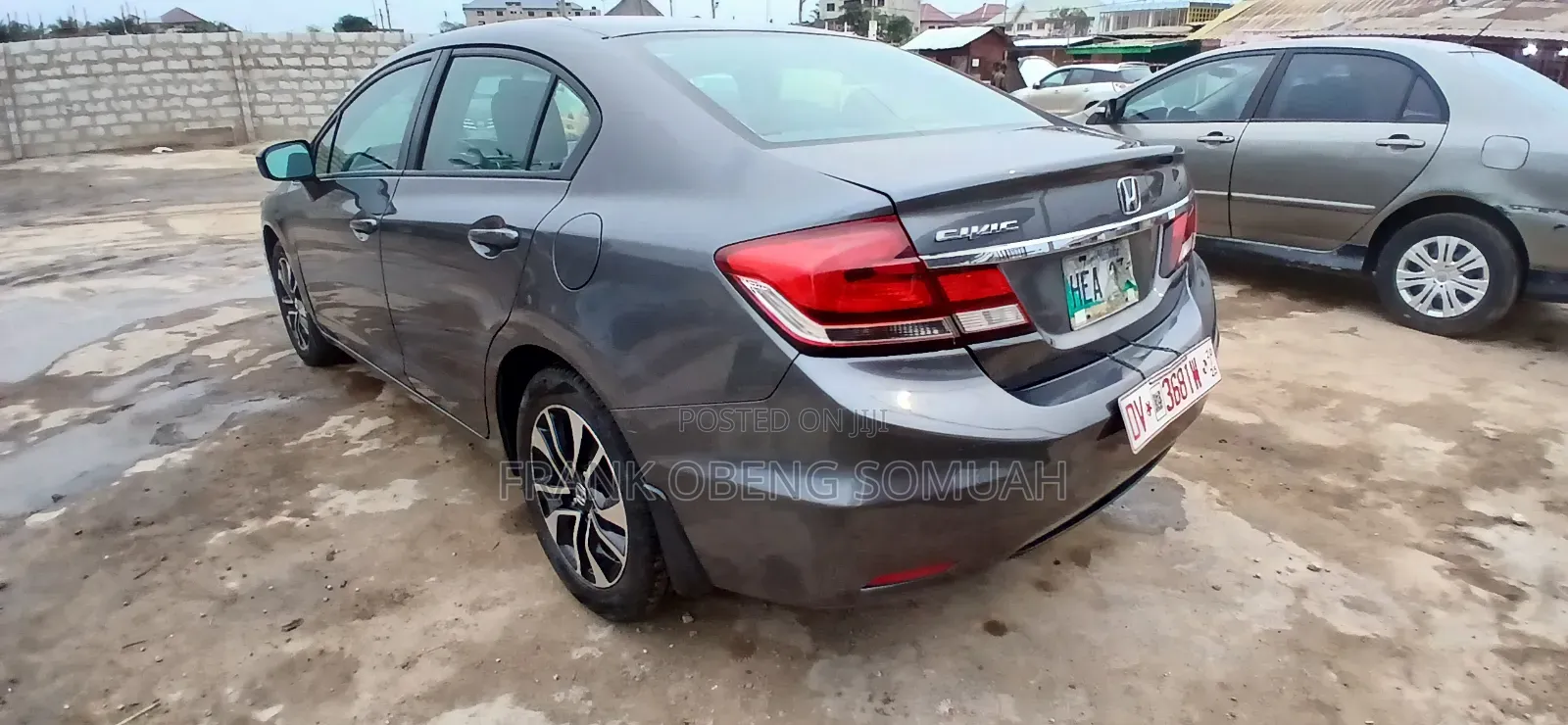 Honda Civic EX 4dr Sedan (1.8L 4cyl CVT) 2015 Gray