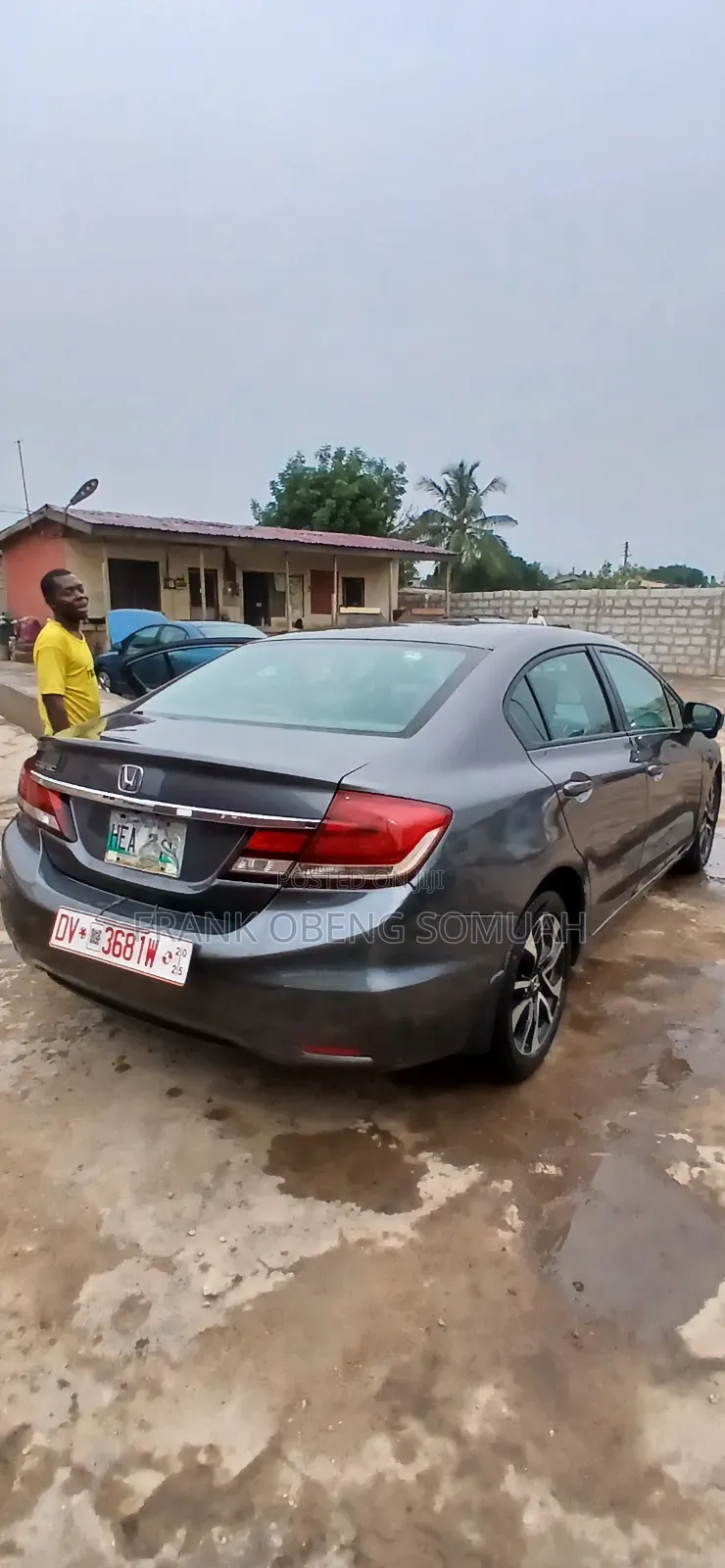 Honda Civic EX 4dr Sedan (1.8L 4cyl CVT) 2015 Gray
