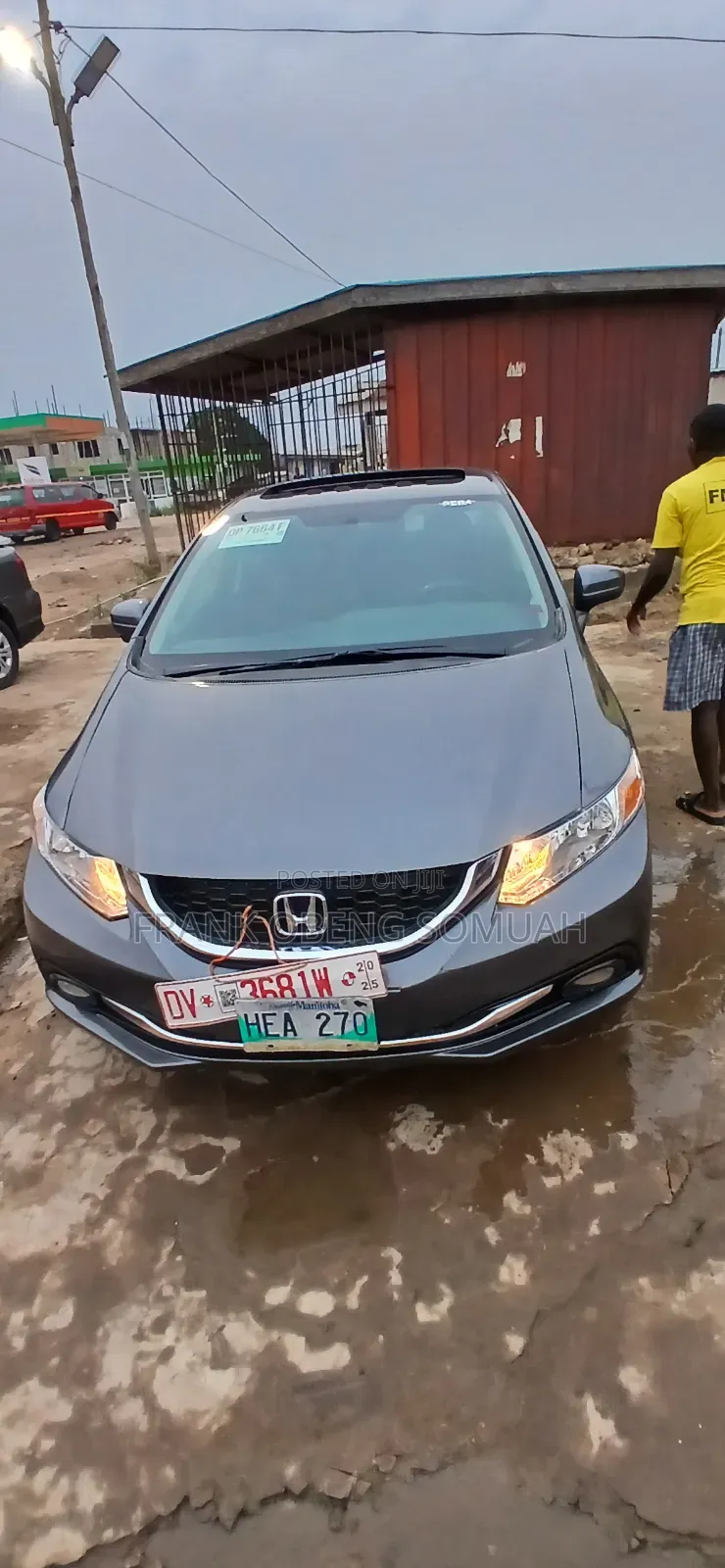 Honda Civic EX 4dr Sedan (1.8L 4cyl CVT) 2015 Gray