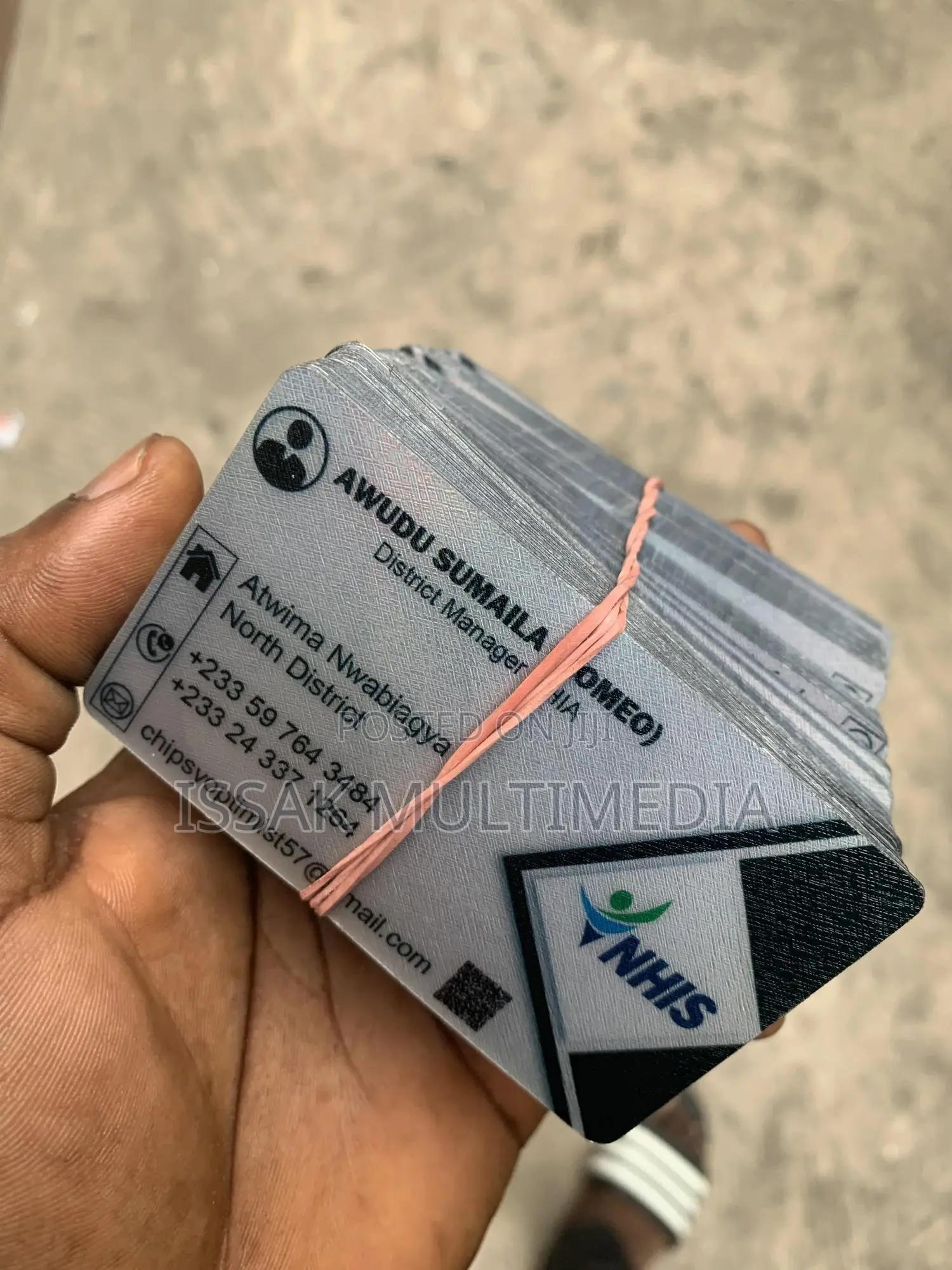 Plastic Call Cards