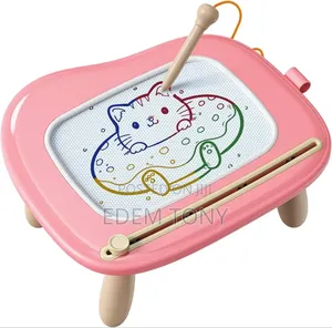 Magnetic Drawing Board/Table for Toddlers(Pink)