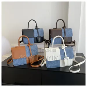 Crossbody Pu Bag in Light Brown, Deep Brown and Black