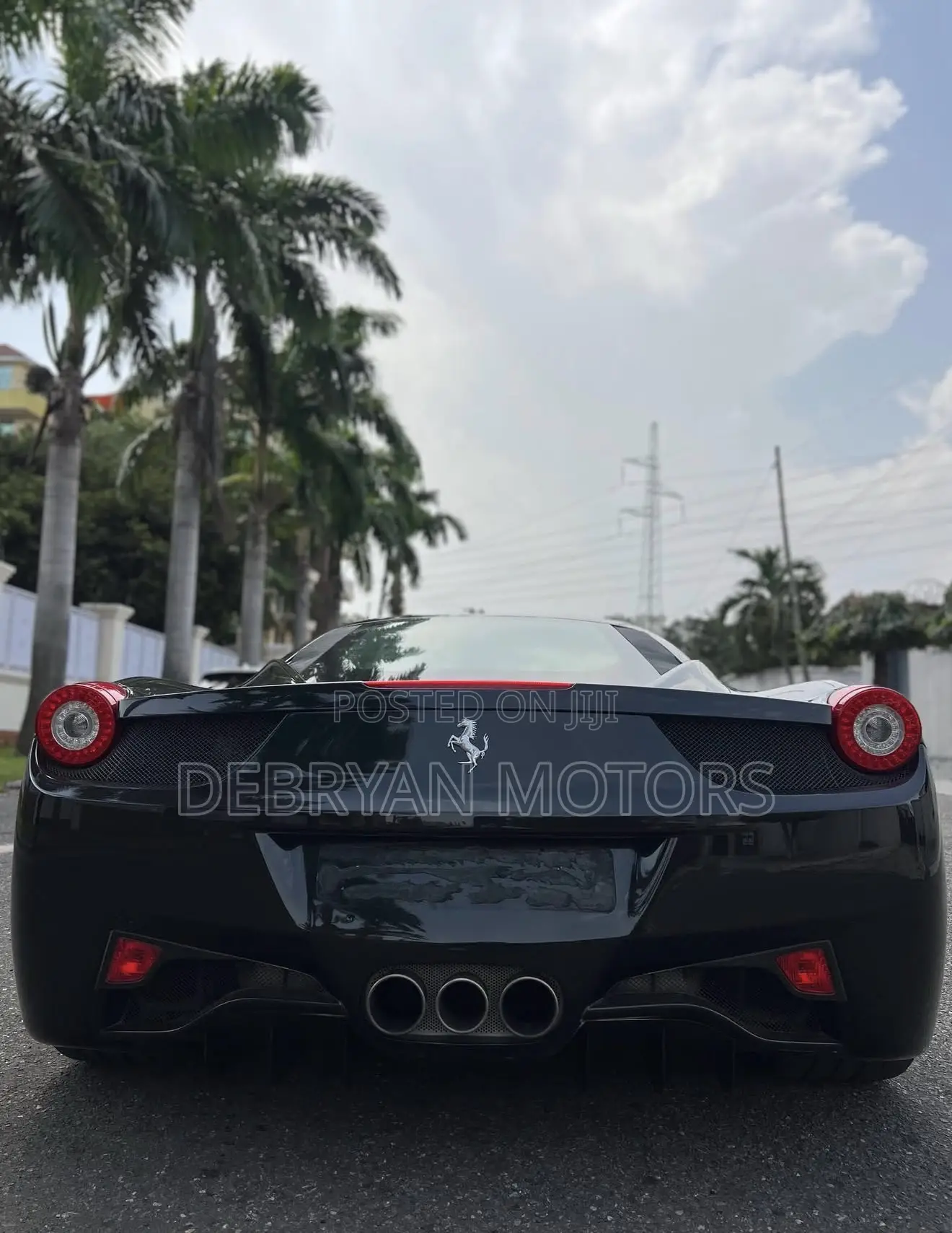 Ferrari 458 Italia 4.5 RWD 2016 Black