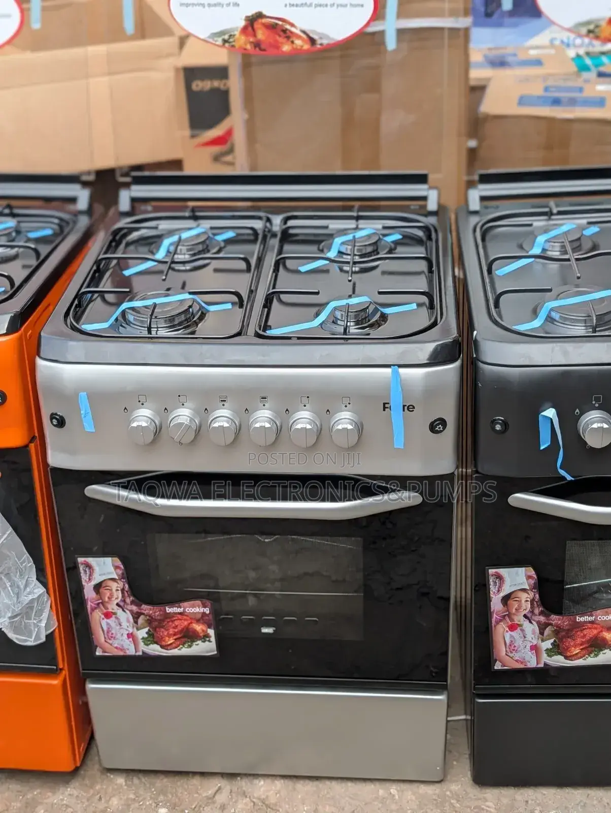 Lovely Ferre 60x60./4 Burner Gas Cooker