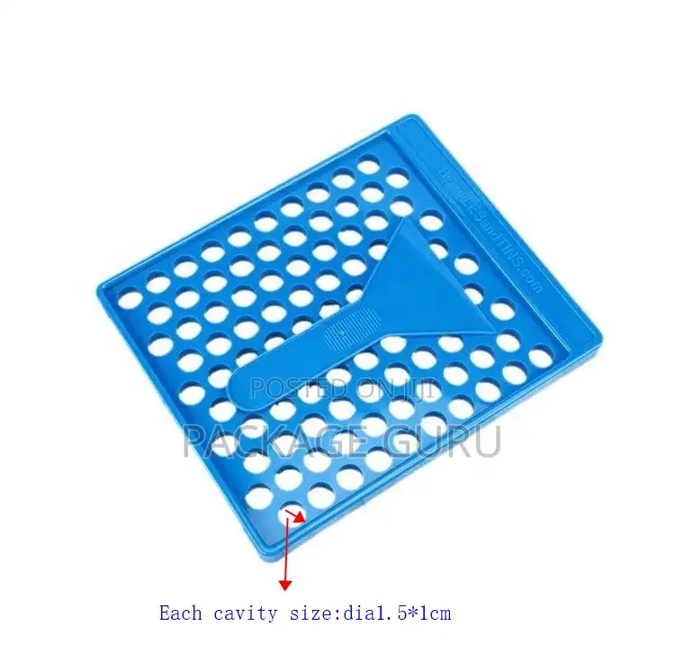 100-Hole Lip Balm Pouring Tray and Spatula