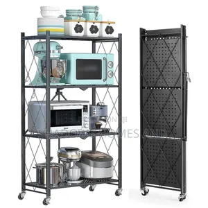 Metal Foldable Troylley Shelves