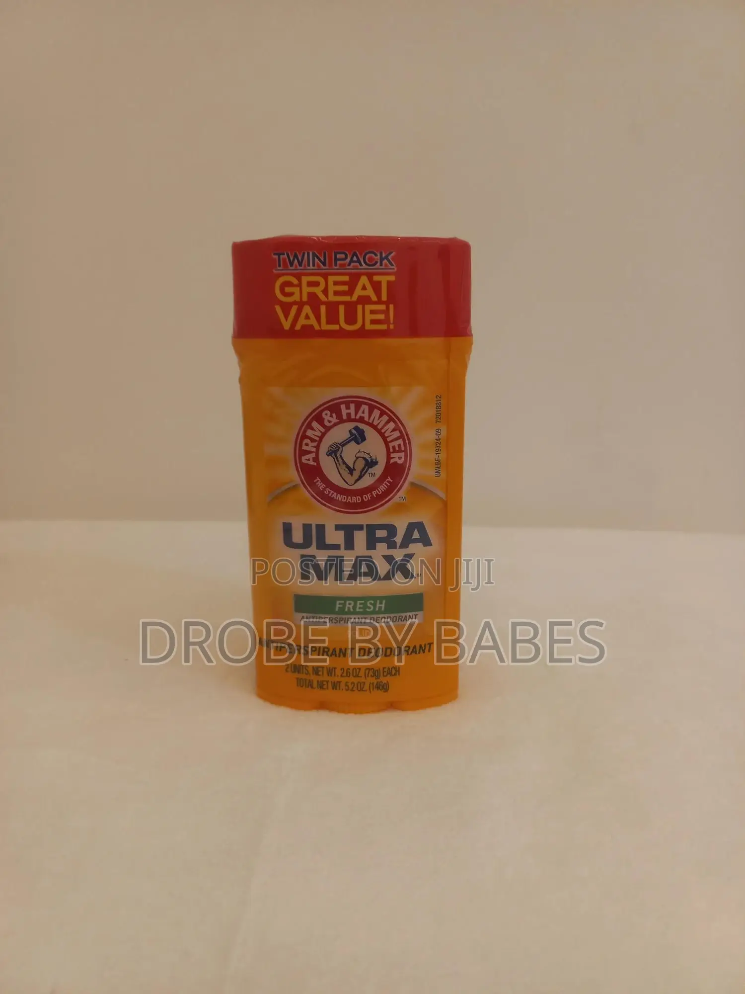 Arm Hammer Ultra Max Fresh Solid Antiperspirant Deodorant