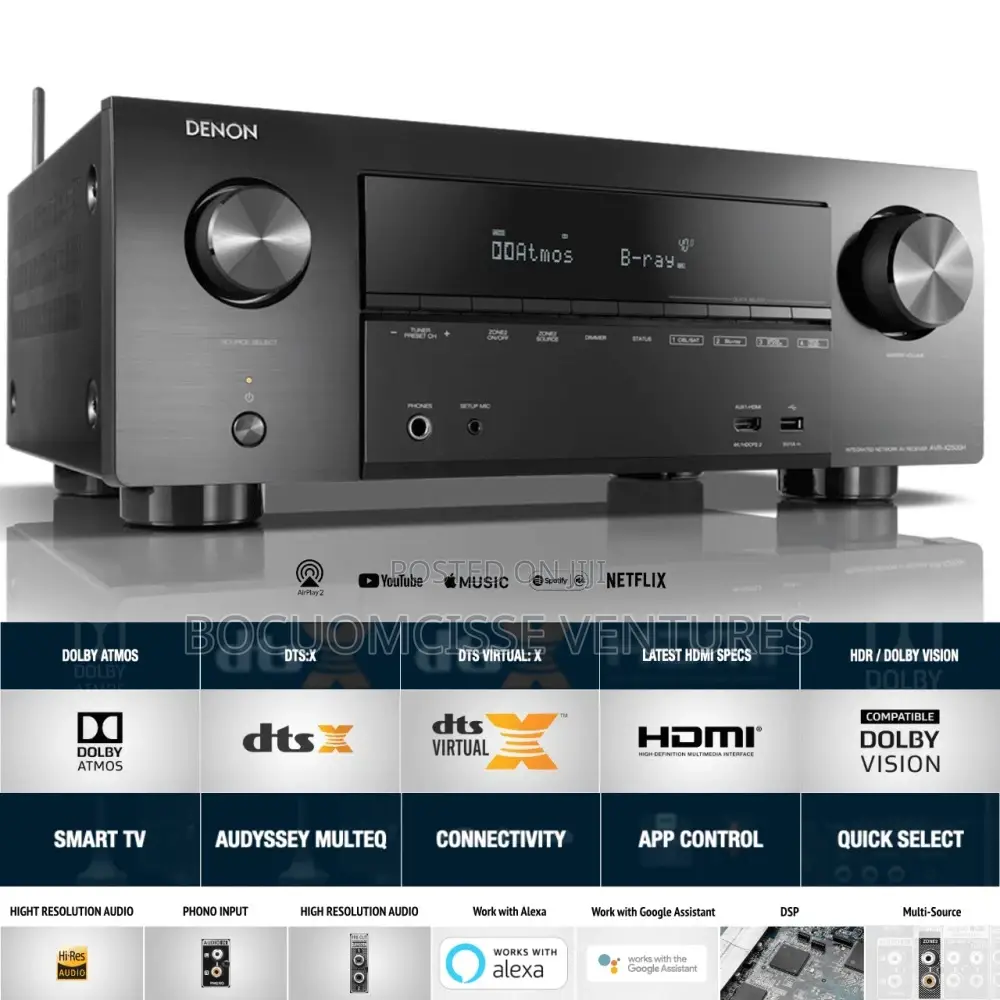 Denon Avr X2500h 7.2 Dolby Atmos Alexa Enable