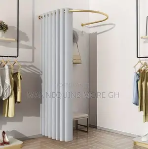 U-shaped Wall-mounted Changing Room Curtain Rod – 70cm 100cm