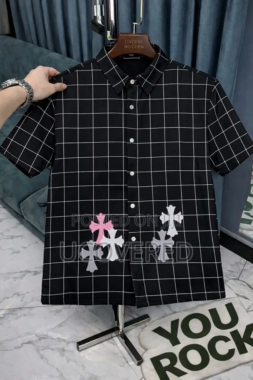 High Quality Designer Short Sleeves Shirt