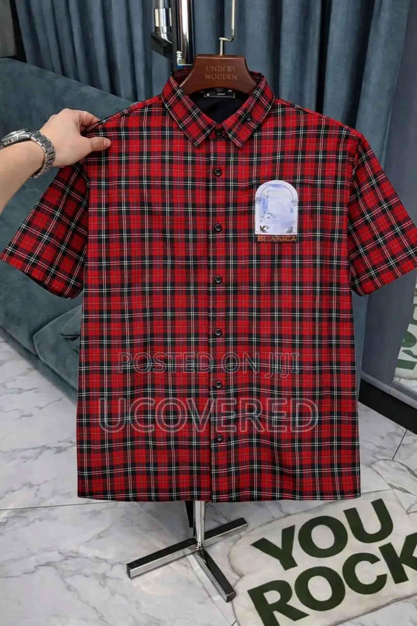 High Quality Designer Short Sleeves Shirt