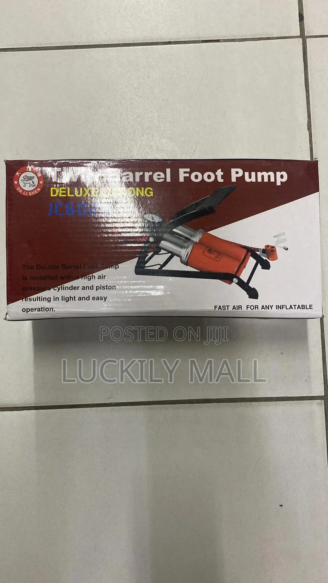 Twin Barrel Foot Pump