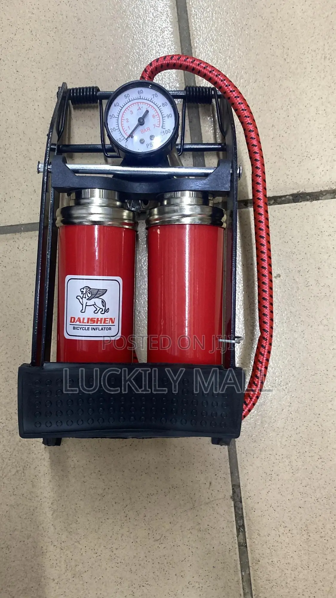 Twin Barrel Foot Pump
