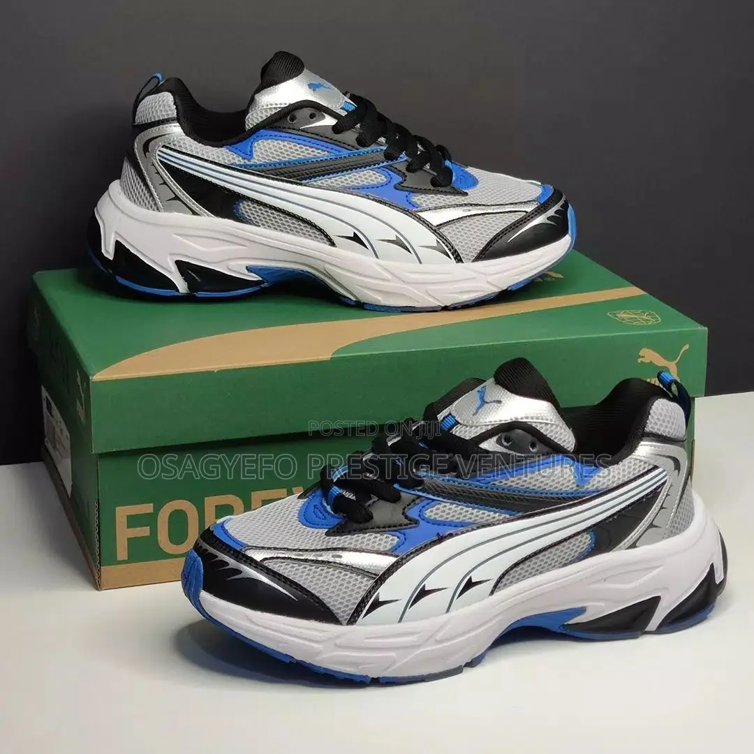 High Quality Puma Sneakers Blue/White